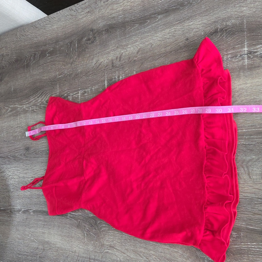 LULUs Spoonful of Sass Red Ruffled Bodycon Mini Dress Small - Picture 6 of 10